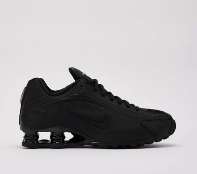 Women's Size 8 | Mens 6.5 Nike Shox R4 Shoes Triple Black Max