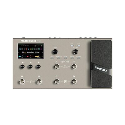 SONICAKE Matribox II Pro - Multi Effects Guitar Pedal with