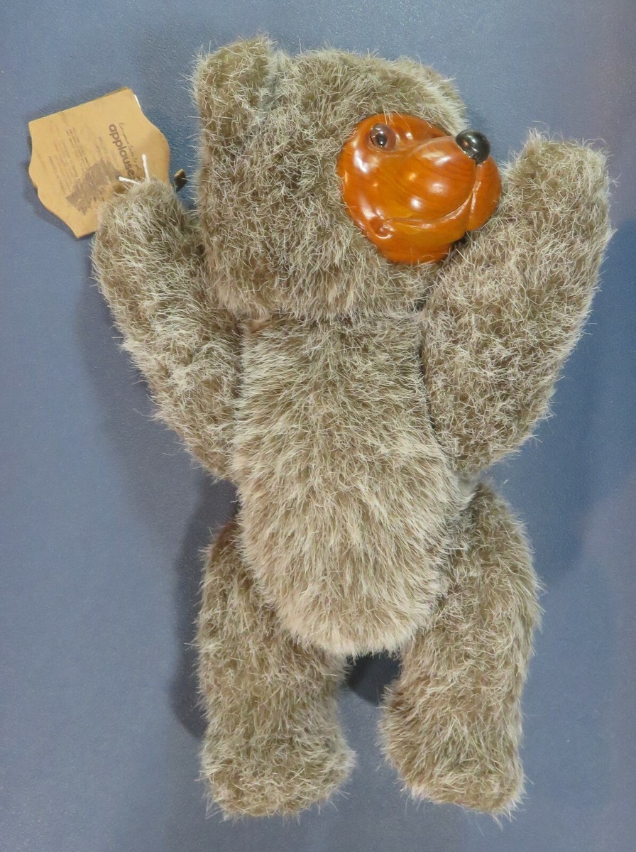 Robert Raikes Teddy Bears Original Carved Wood Face Paws Jointed