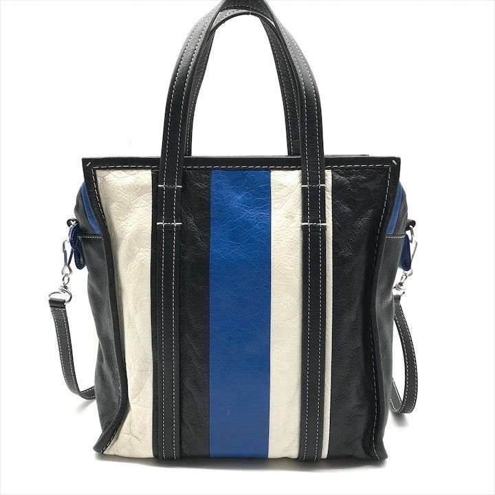 BALENCIAGA Bazar Shopper S-Size 2-way Tote Bag Shoulder Bag Black