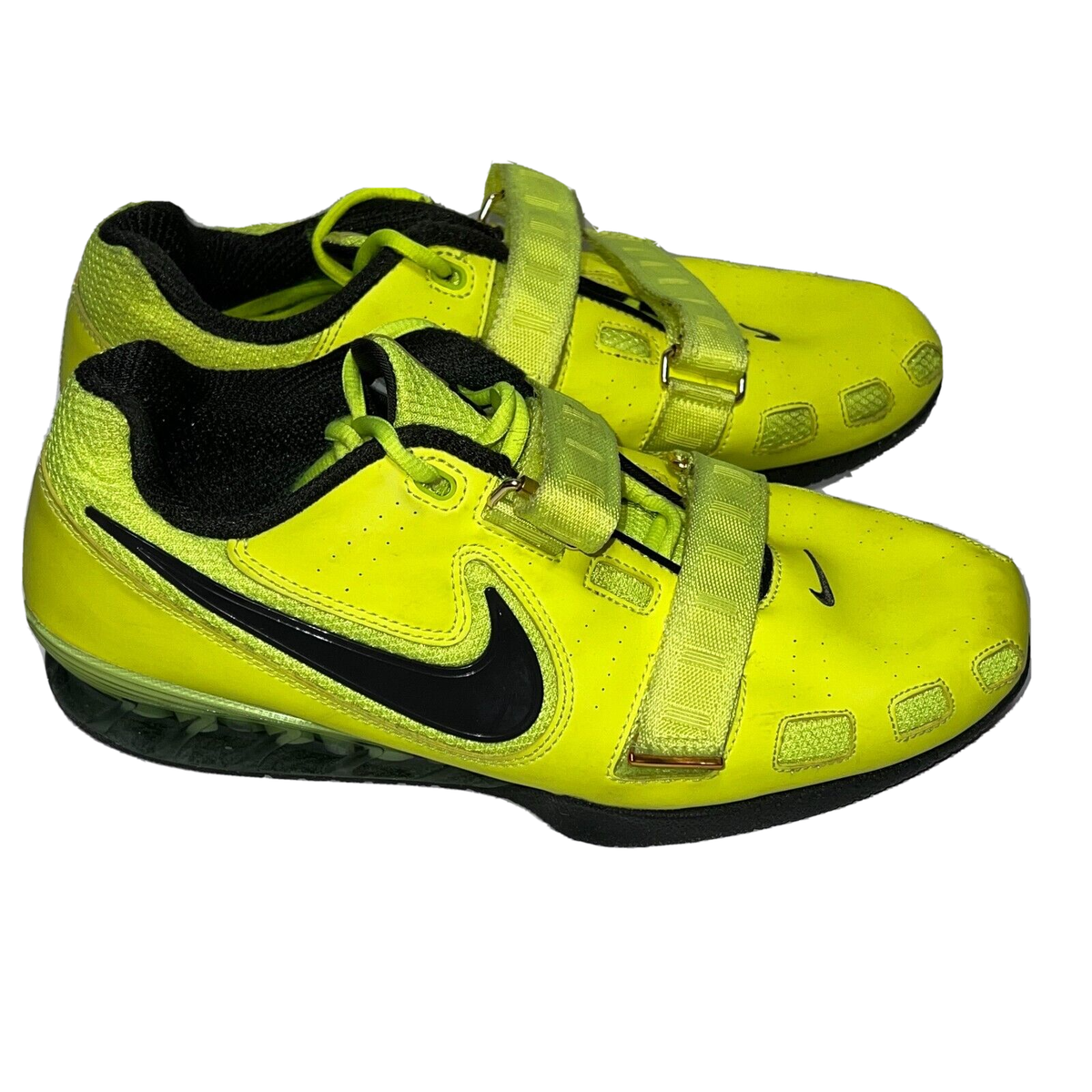 Nike Romaleos 2 Weightlifting Shoes Mens Size 11 Volt Green Black