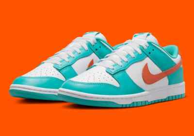 Nike Dunk Low Shoes 'Miami Dolphins' DV0833-102 Men's Sizes New | eBay
