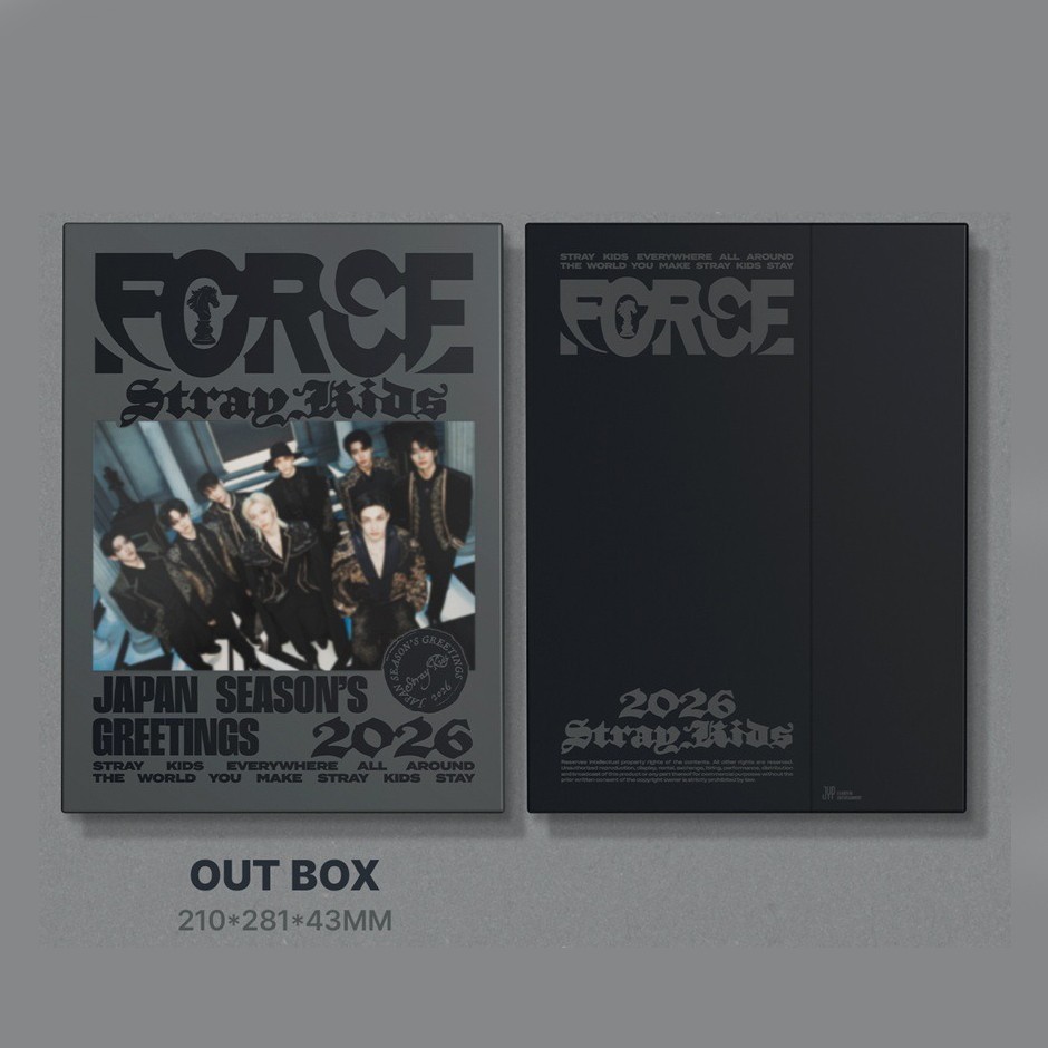 Stray Kids JAPAN 2026 SEASON'S GREETINGS “FORCE” JYP ORIGINAL MD