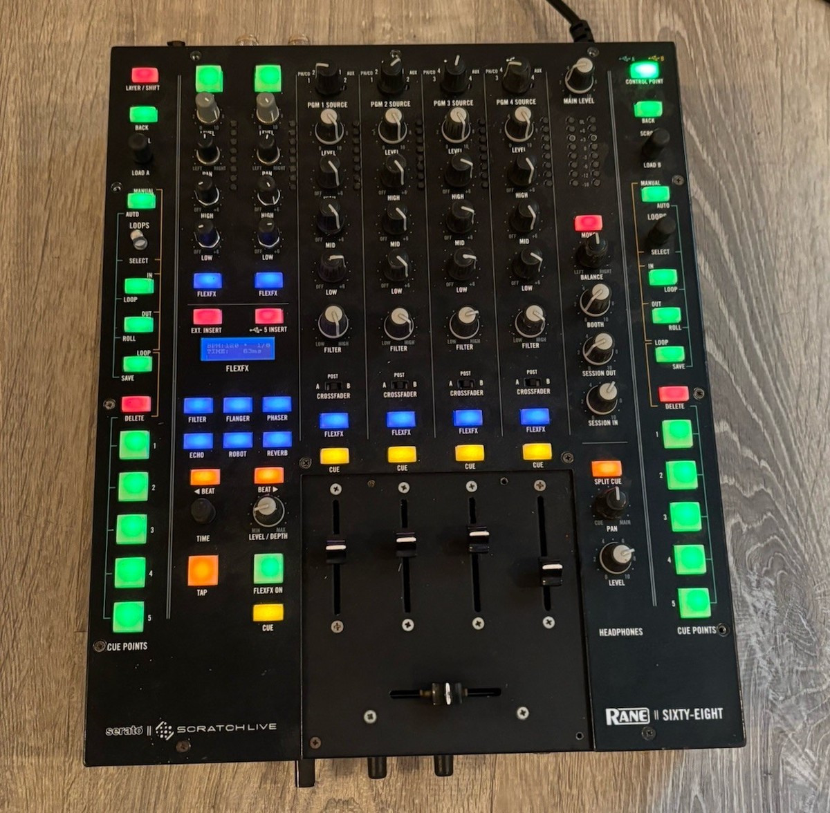 RANE SIXTY-EIGHT DJミキサージャンク品