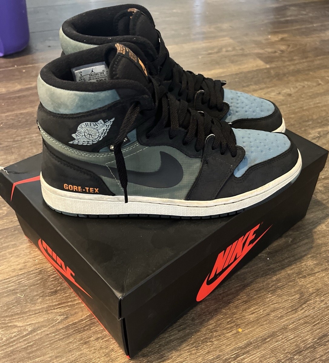 Size 8 - Air Jordan 1 Element GORE-TEX High Black Olive Used WITH