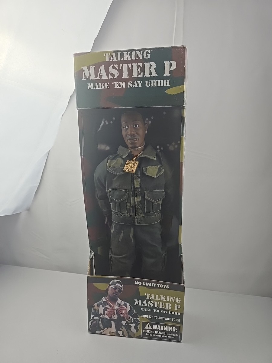 Talking Master P Doll Make 'Em Say Uhhh No Limit Toys wear On Box