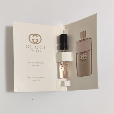 Lot 5x Gucci Guilty Pour Femme Eau De Parfum EDP Spray Samples