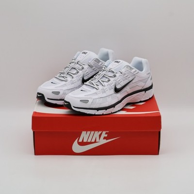 CD6404-107 Nike P-6000 White Metallic Silver Black Black (Men's