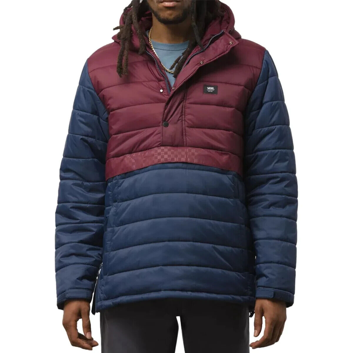 Vans Men's Hutton Dress Blues/Port Royale Anorak Jacket