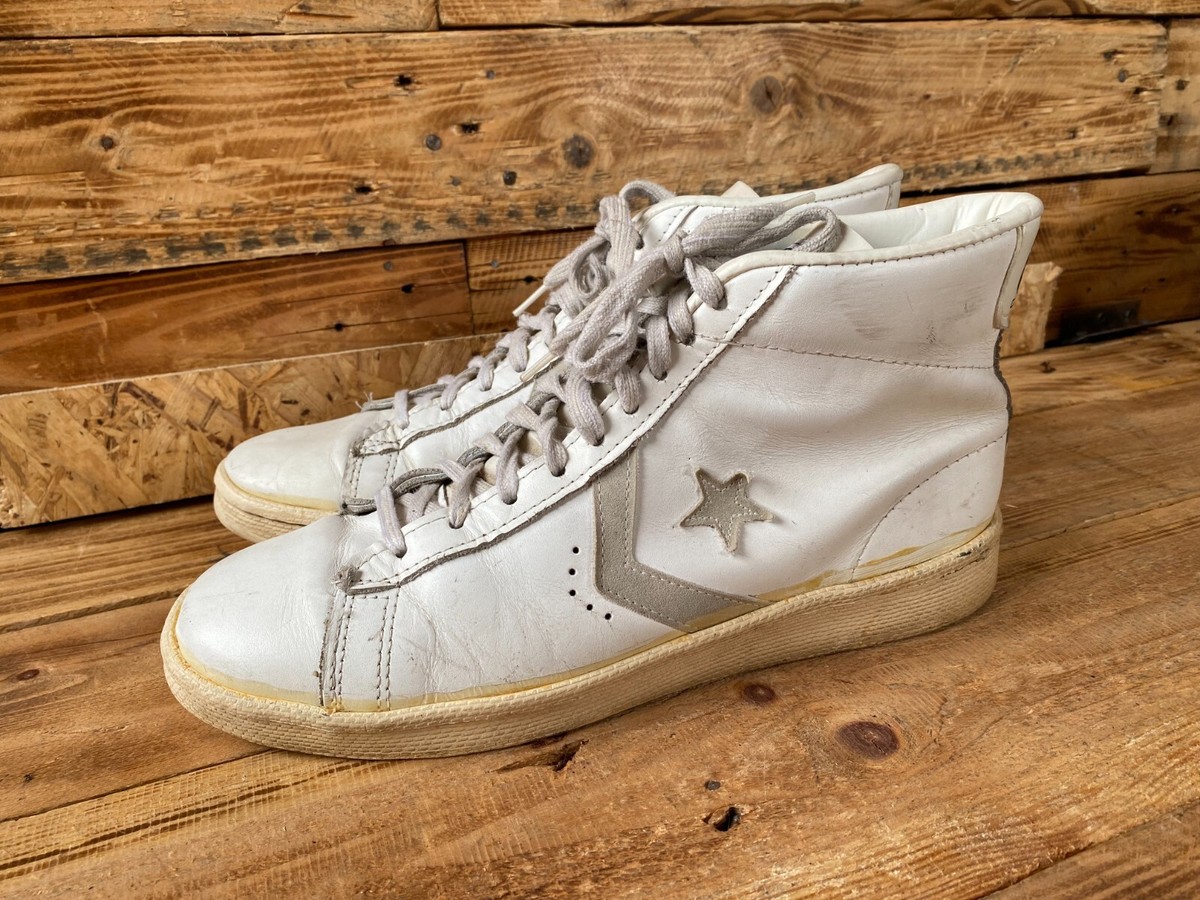Vintage 80's converse all stars DR J HI-top sneakers sz 9.5 made