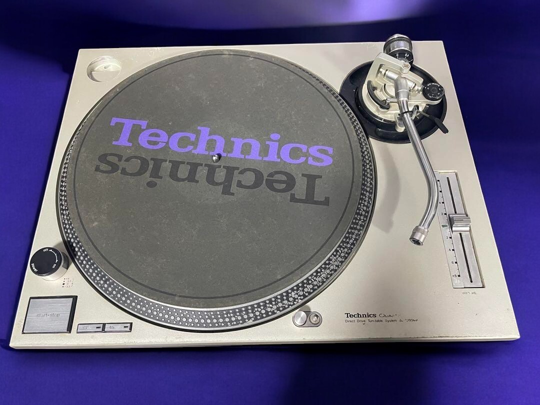Technics SL-1200MK2 Silver DJ Turntable No Dust Cover,Cartridge