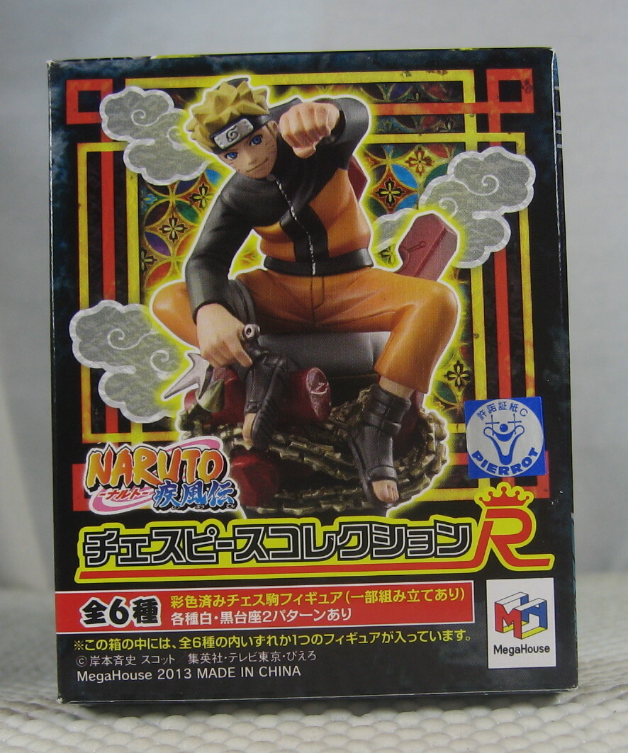 Naruto Shippuden Chess Piece Collection R Vol. 1 Case of Six