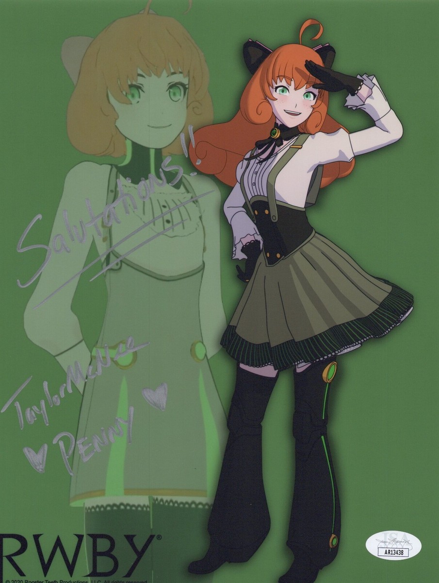 TAYLOR MCNEE Hand Signed RWBY 8x10 PENNY POLENDINA Photo Autograph