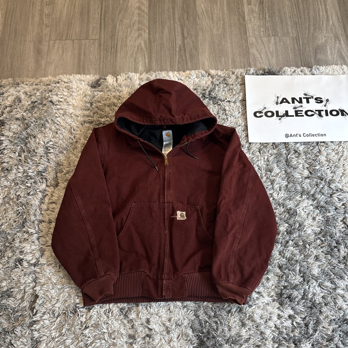 Vintage 90s Carhartt J160 CLY Clay GRAIL Carhartt Full Zip-Up