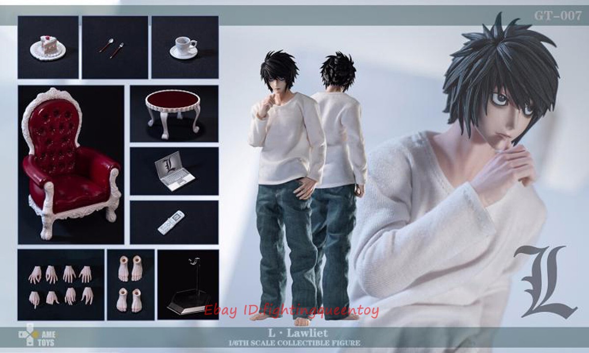 GAMETOYS GT-007 L·Lawliet 1/6 Action Figure DEATH NOTE Joint Body