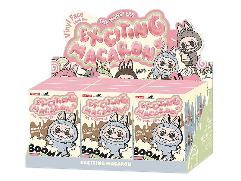 POP MART THE MONSTERS Exciting Macaron Plush Toy Series [Assorted