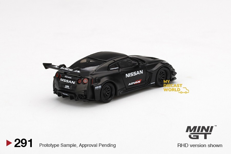 1/64 MINIGT #291 LBWK WORKS GT Nissan 35GT RR Ver2 ADVAN Matte