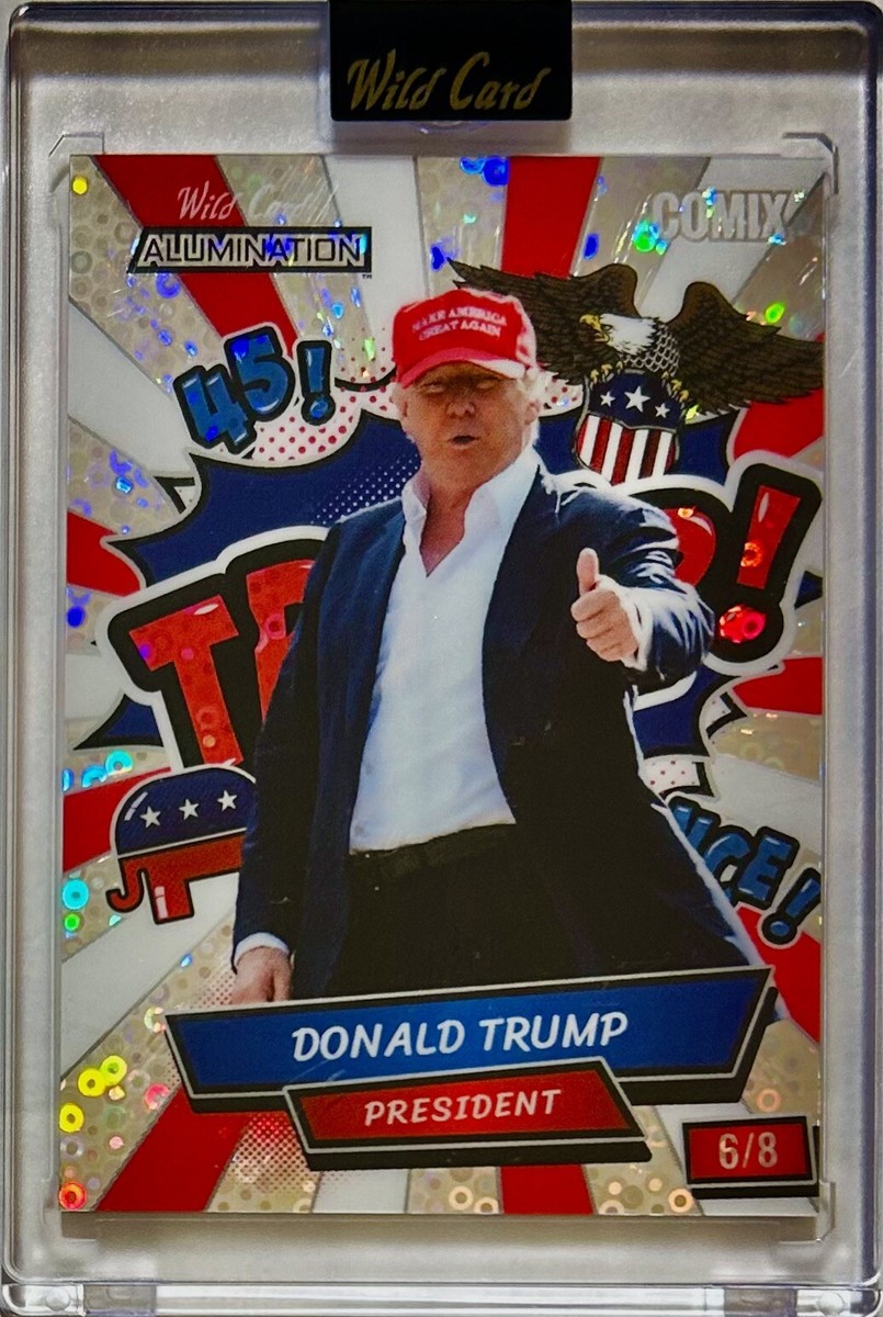 2024 Wild Card Alumination Comix Donald J Trump #ACBLT-DT2 6/8