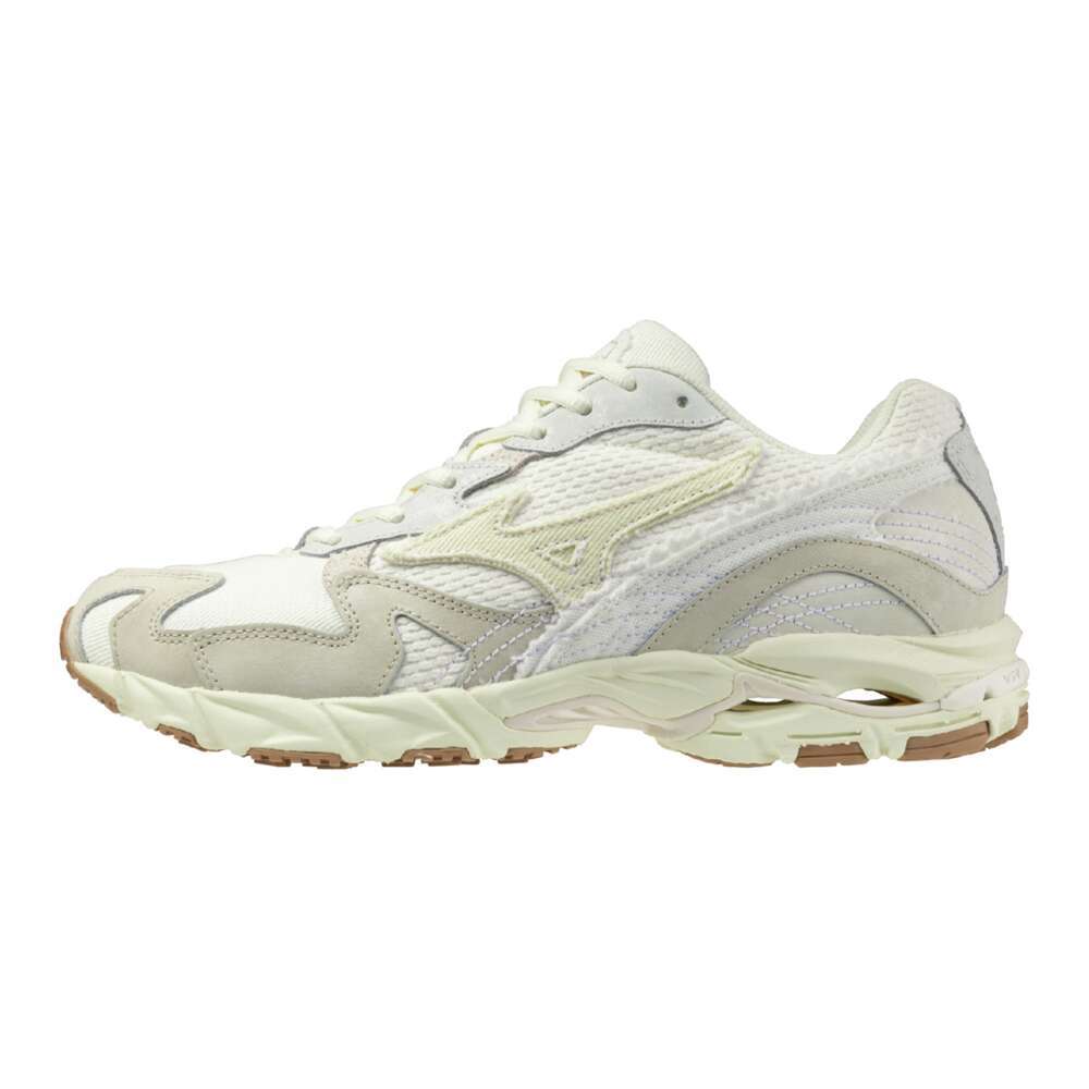 Mizuno Wave Rider 10 Sashiko Off White width 2E D1GA246301 Men's