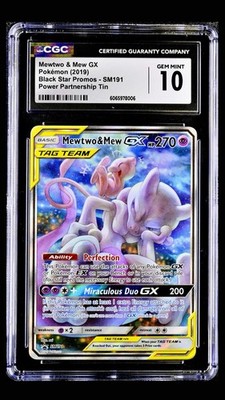 Pokémon 2019 Mewtwo & Mew GX Tag Team SM191 Promo Power
