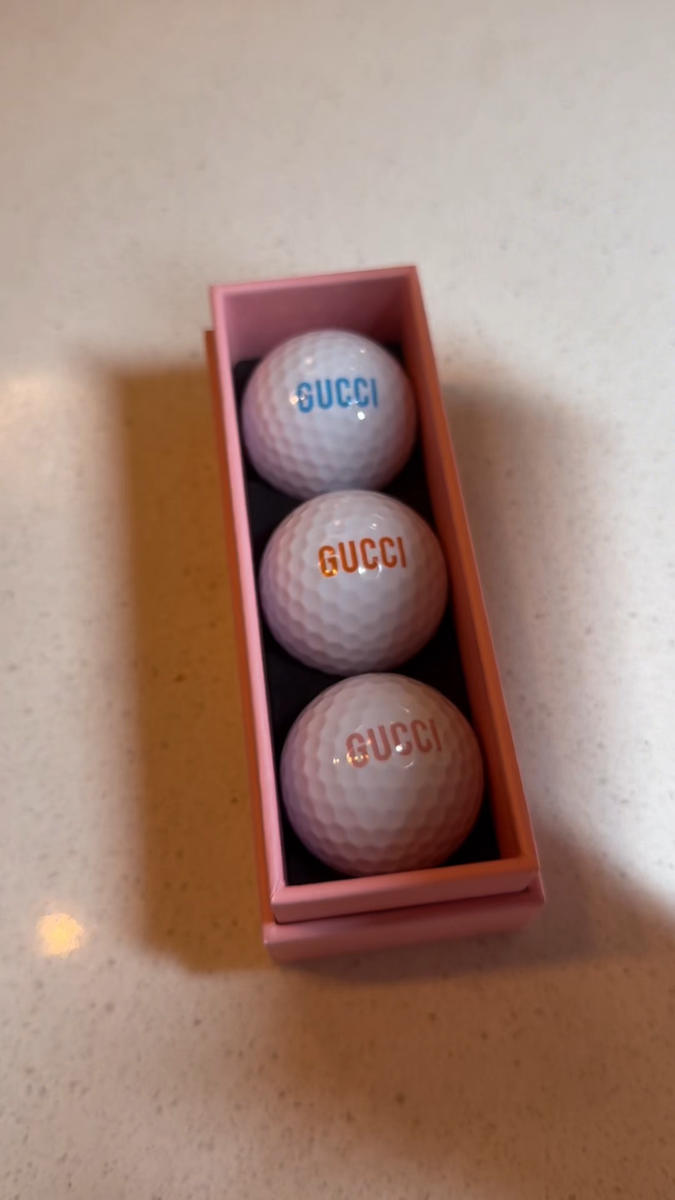 Brand New Gucci Pineapple VIP Golf Ball Gift, set of 3 | eBay
