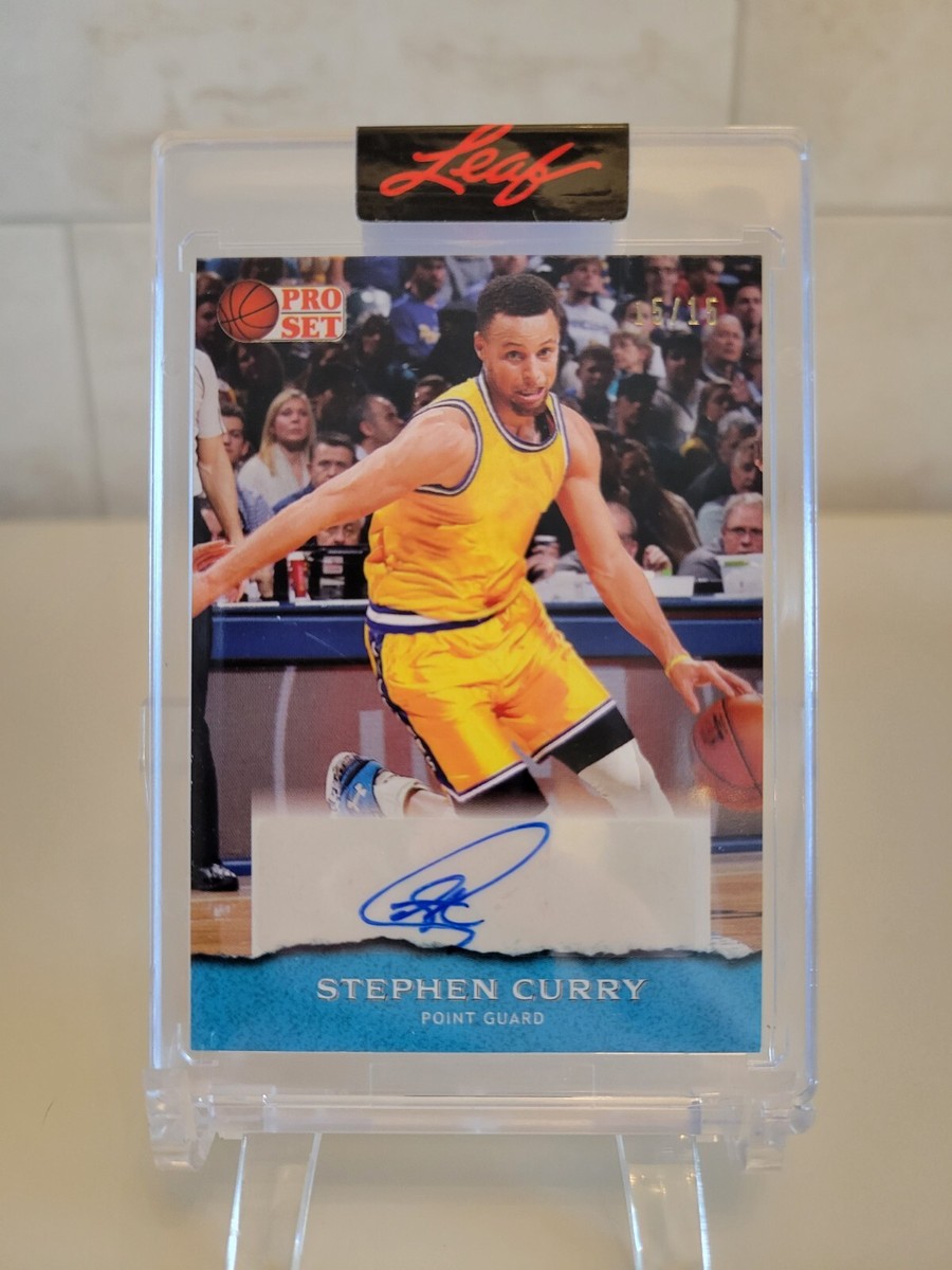 2022 Leaf Pro Set STEPHEN CURRY Autograph 15 of 15 - GS Warriors