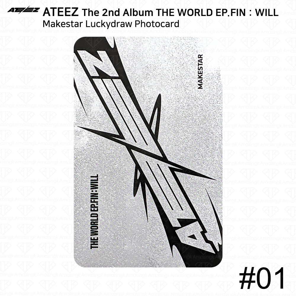 ATEEZ The 2nd Album WORLD EP.FIN WILL Makestar Lucky Draw