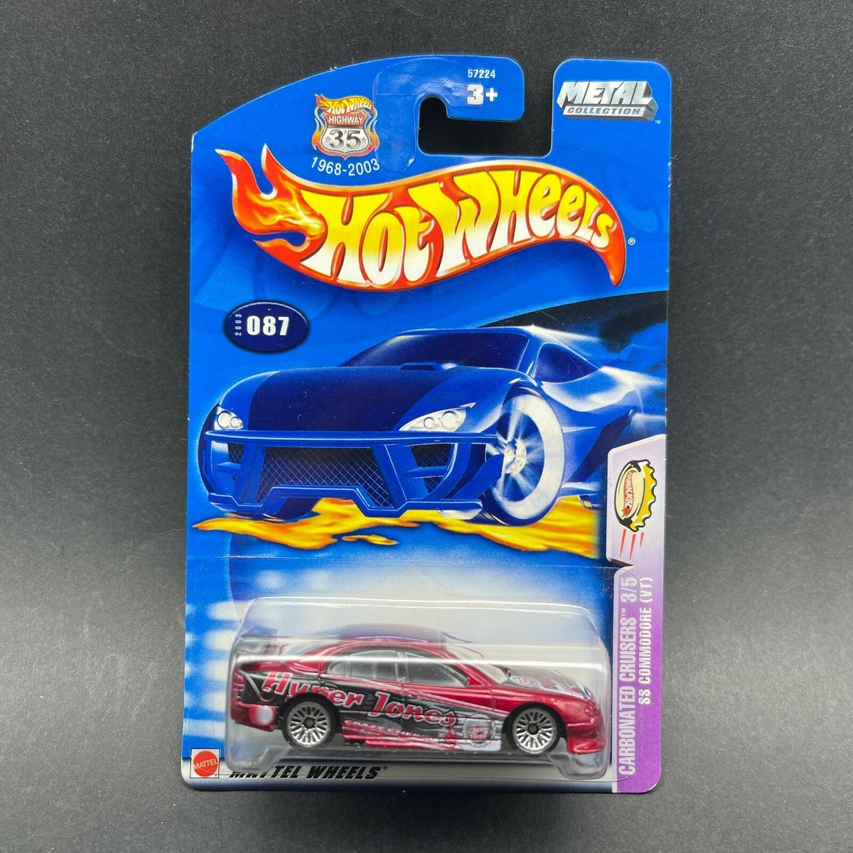 Hot Wheels Carbonated Cruisers SS Commodore VT Car Red Diecast 1
