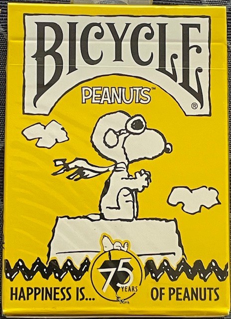 Bicycle Peanuts Snoopy 75th Anniversary cards, USA seller, NO