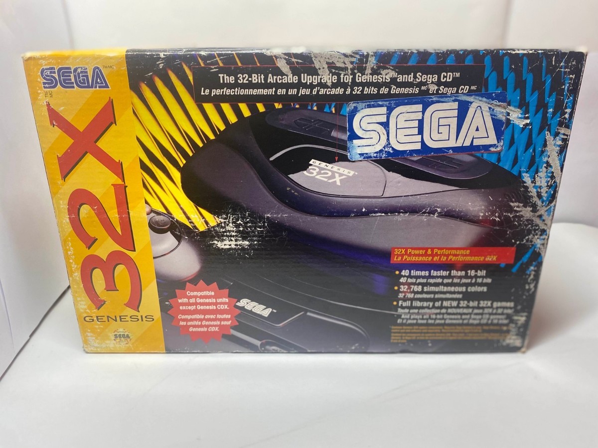 SEGA Genesis 32x Black Boxed Home Console for sale online | eBay