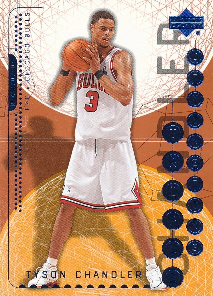 2003-04 Upper Deck Triple Dimensions - Tyson Chandler #8 for sale