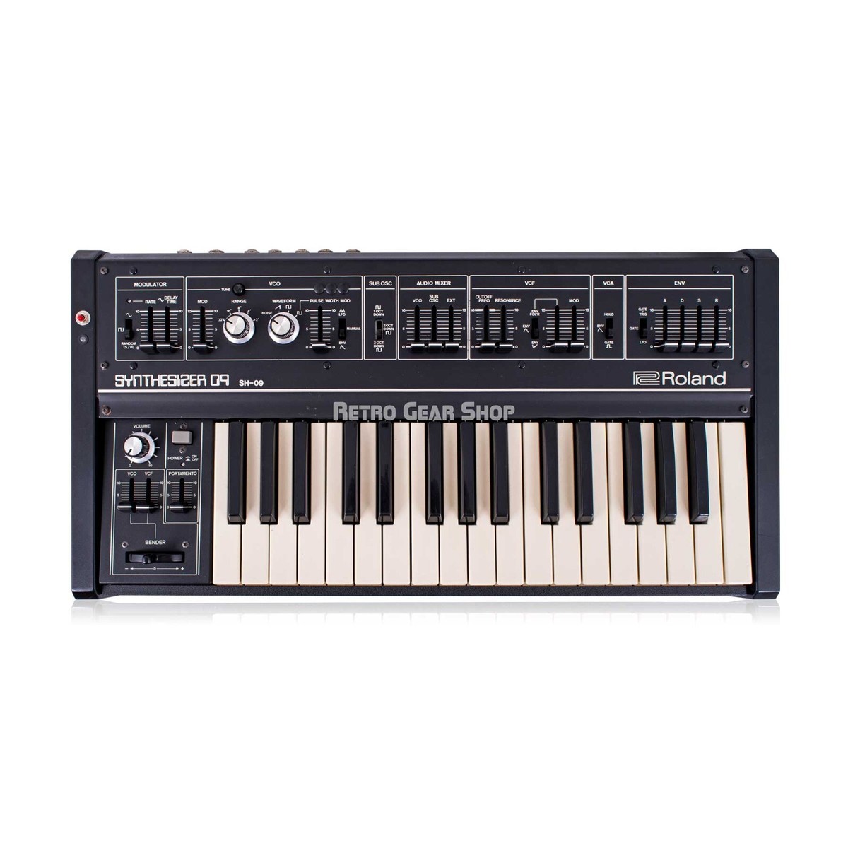 Roland SH-09 Synth Monophonic Analog Keyboard Synthesizer Vintage