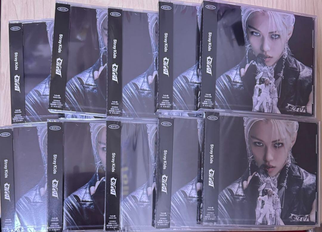Stray Kids GIANT Japan Album CD Felix FC Edition set of 10 New