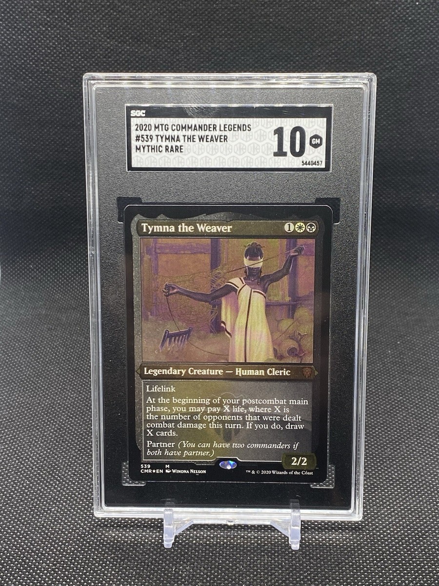 2020 MTG Commander Legends Tymna The Weaver Etched Foil 539 SGC 10