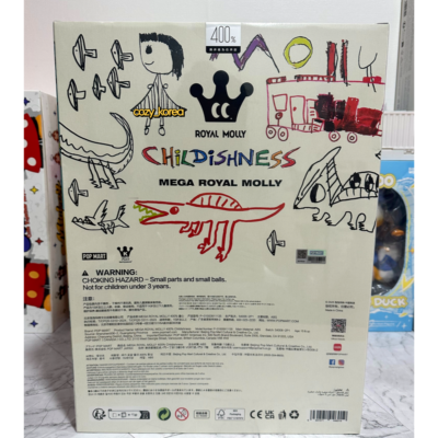 POPMART MEGA ROYAL MOLLY “Childishness” 400% – Edition Designer