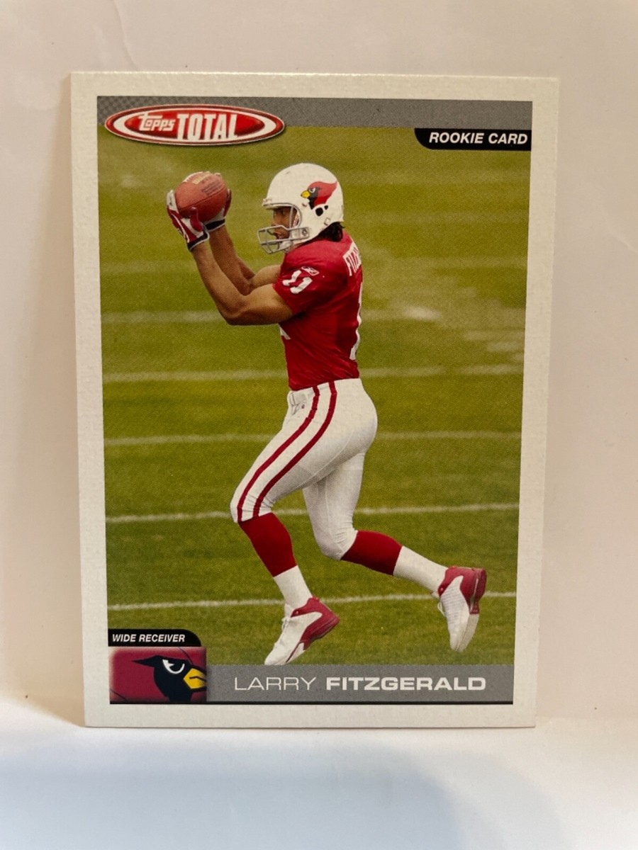 2004 Larry Fitzgerald Rookie Card RC #400 Topps Total NFL football