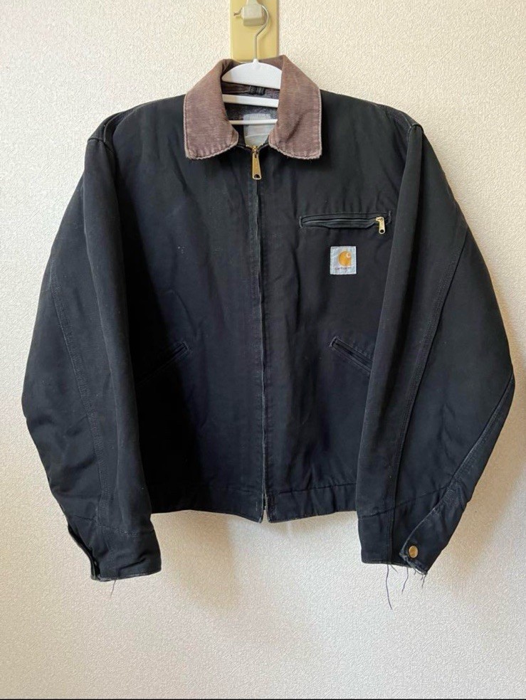 Carhartt Detroit Jacket J01-BLK M size vintage Japan | eBay