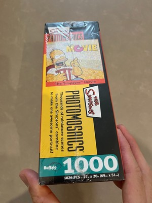 Photomosaics The Simpsons Movie 1000-Piece Puzzle Homer Simpson | eBay