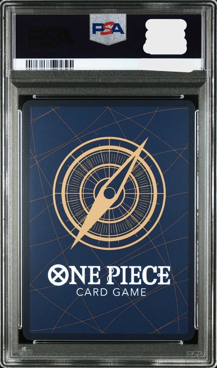 PSA10 Marshall D.Teach One Piece SR-SPC 3rd Anni Gold Background