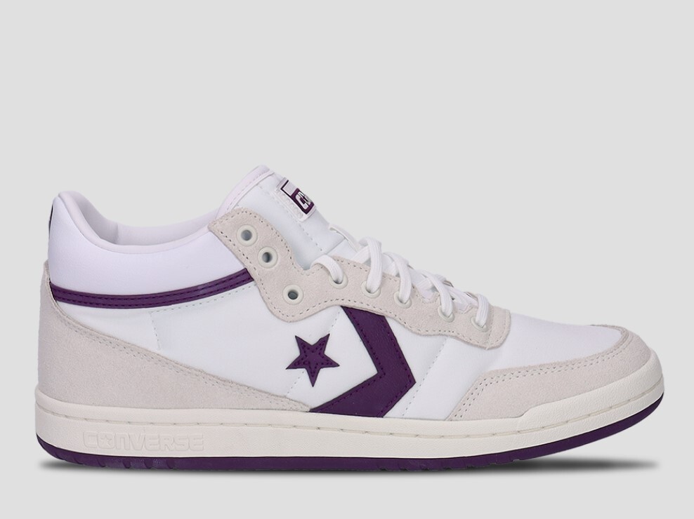 CONVERSE FASTBREAK PRO MID WHITE PURPLE men's Sneakers A08854C