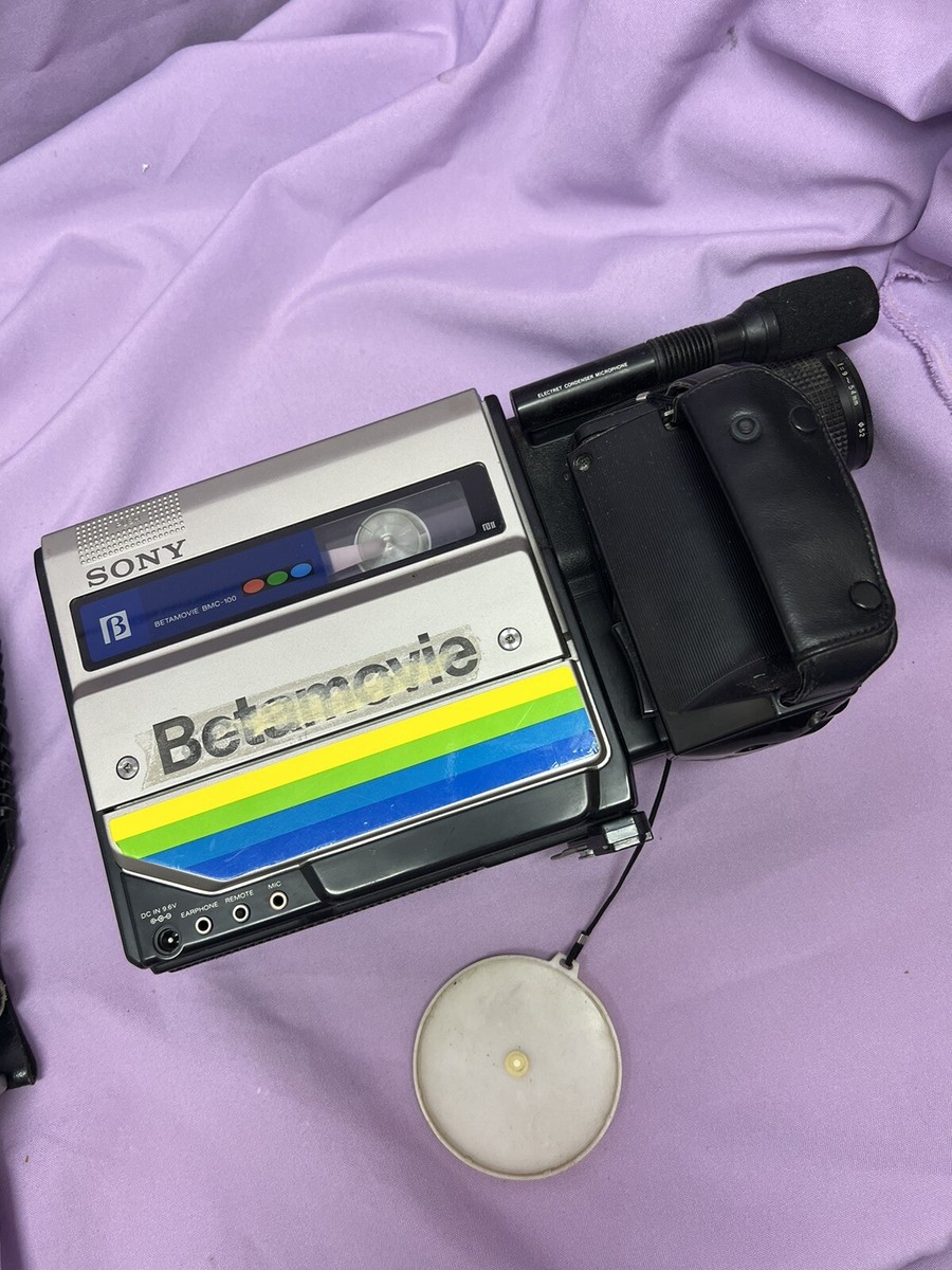 Vintage Super Cool Sony Betamovie BMC-100 Camcorder Read
