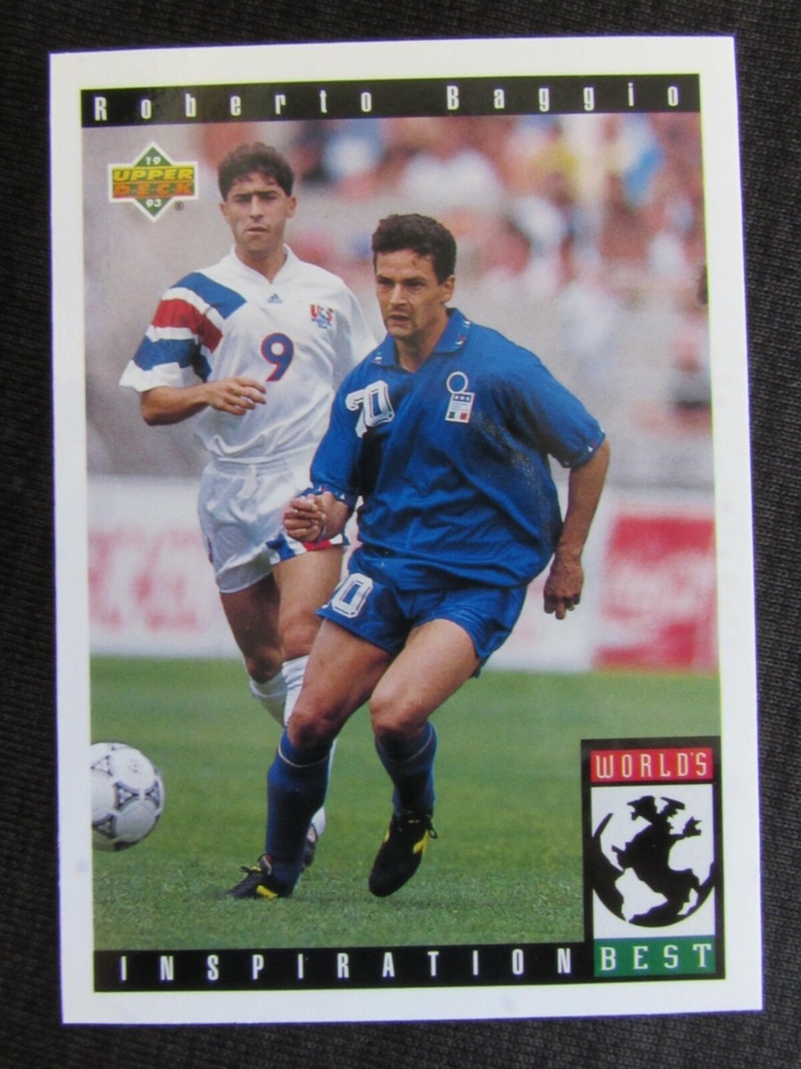 Roberto Baggio Worlds Best 1993 Upper deck world cup Italy | eBay