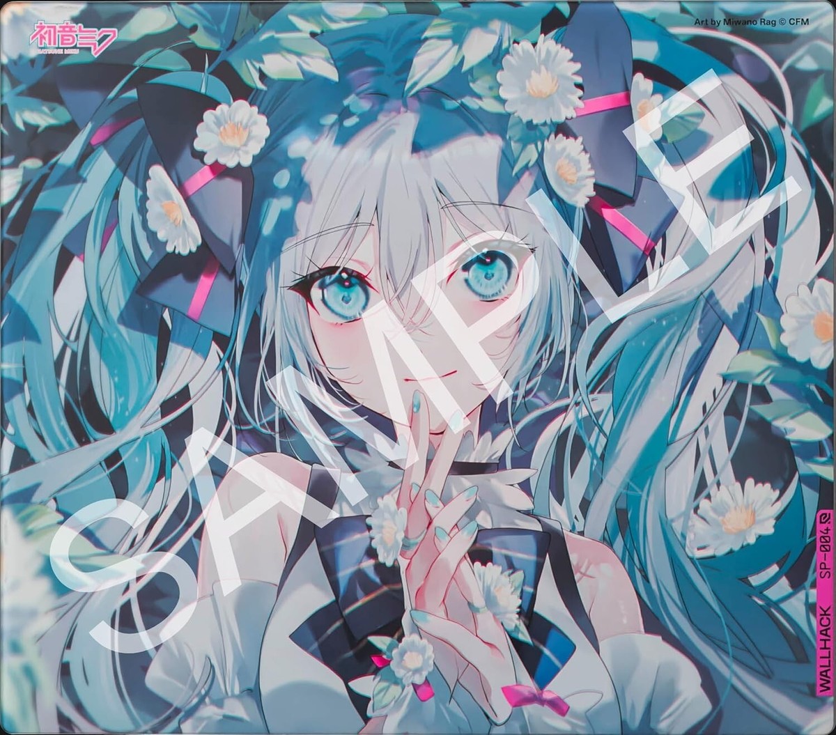 Wallhack SkyPAD SP-004 Hatsune Miku gaming mouse pad Glass Pad