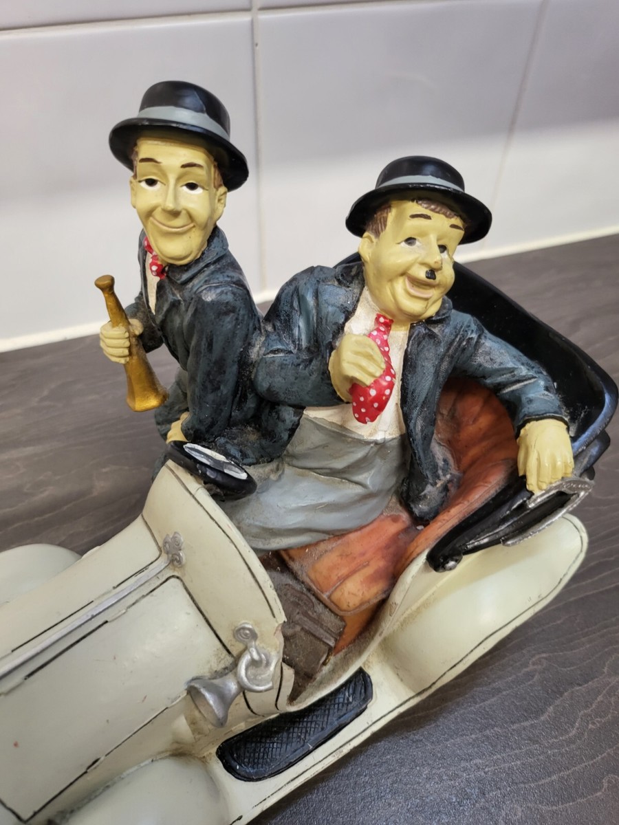 Vintage Laurel Hardy Ornament Figure Rare Ceramic Memorabilia