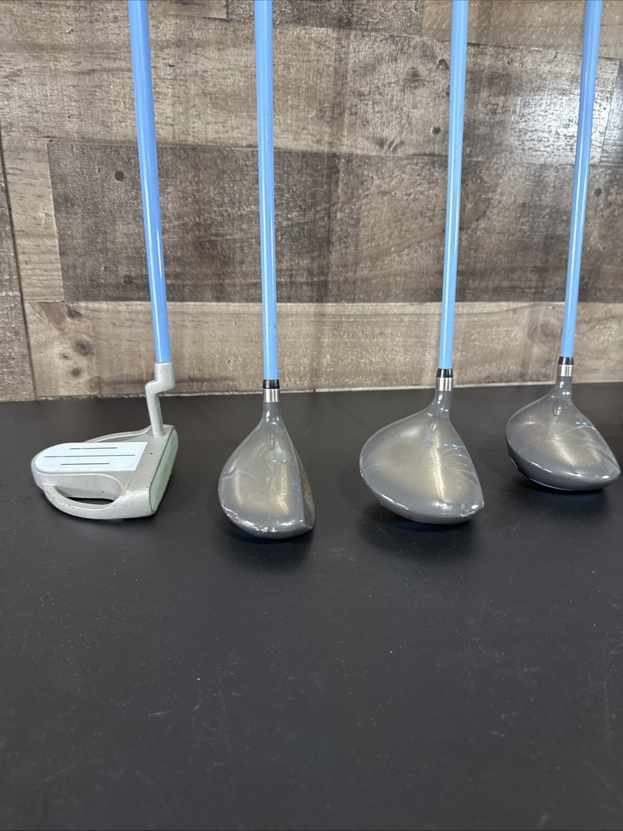 65Gr Women's Vanquish Acuity 6 Piece Golf Club Set Light Blue 3 4i