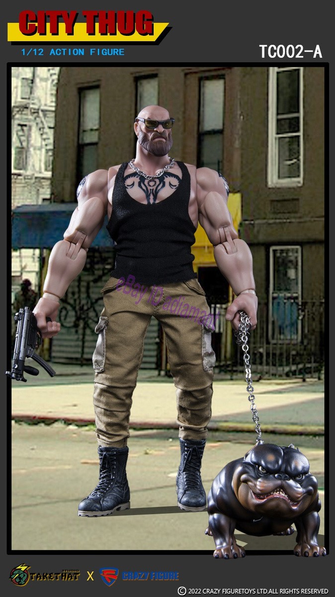 TAKETHAT X CRAZY FIGURE CITY THUG 1/12 Action Figure Model In