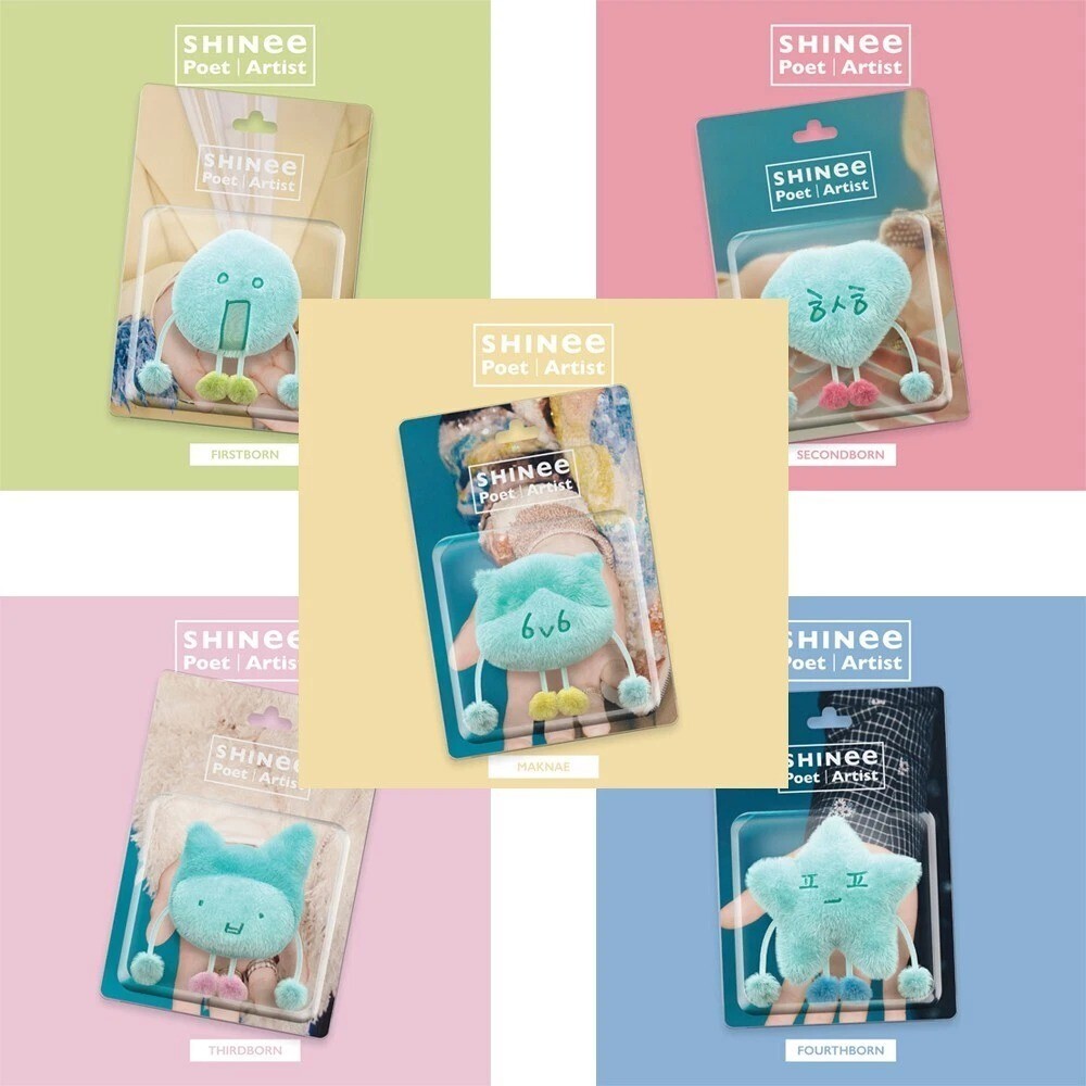 SHINEE [POET | ARTIST] Single Album/NFC Card+Fluffy Shinee+Post