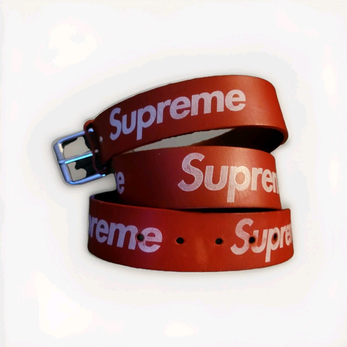 Supreme Red Repeat Belt real (not a knock off) | eBay