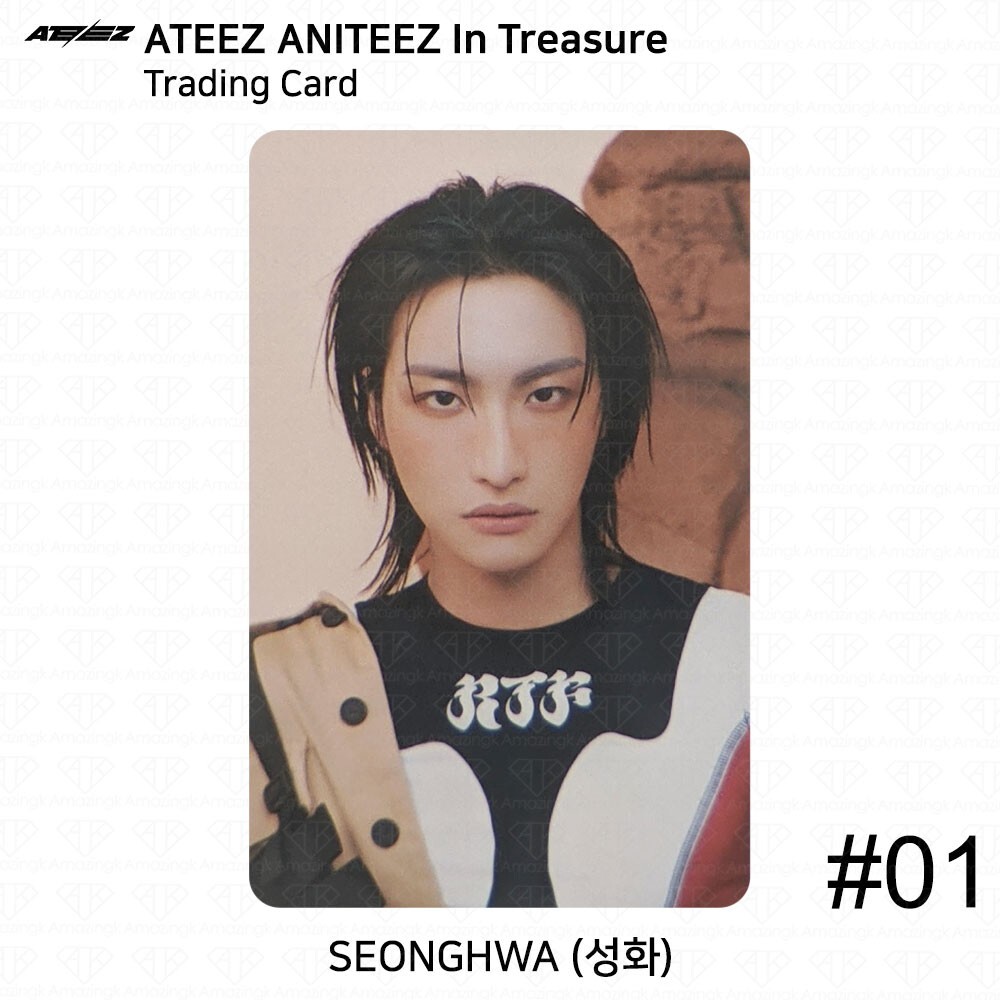ATEEZ ANITEEZ In Treasure POP UP Official MD Trading Photocard K