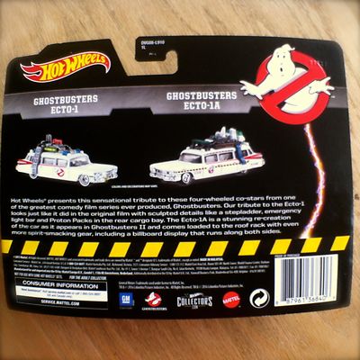 Hot Wheels Classic GHOSTBUSTERS ECTO-1 & ECT0-1A Diecast 2-PACK
